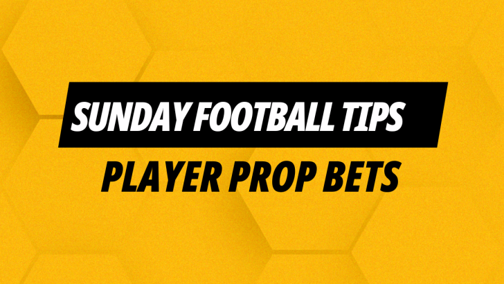 Image for Befair's Sunday Football Tips Player Prop Bets column 